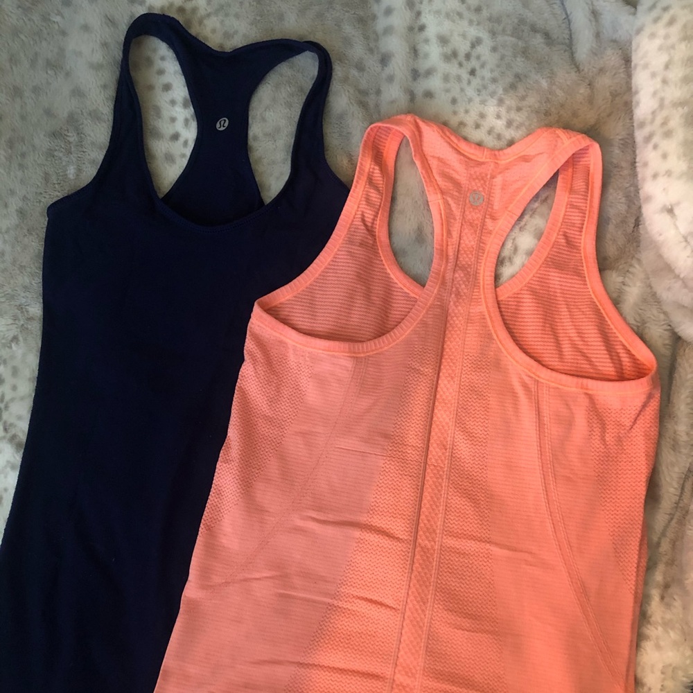 Lululemon tanks (1 swiftly speed, 1 unknown style)